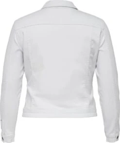 ONLY CARMAKOMA CARWESPA LS JACKET WHITE DNM Dames Jas - Maat 44 -ONLY Winkel 1009x1200 1
