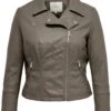 ONLY CARMAKOMA CAREMMY FAUX LEATHER BIKER ESS Dames Jas - Maat 46 -ONLY Winkel 1010x1200 1