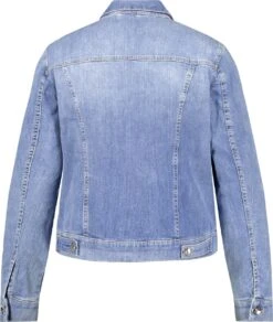 SAMOON Dames Denim Jack Blue Denim-48 -ONLY Winkel 1014x1200