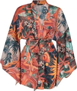 Trendyol Vrouwen Wijde Mouw Basis Kimono & Kaftan