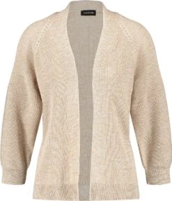 TAIFUN Dames Vest Light Creme Gemustert-48 -ONLY Winkel 1029x1200