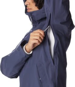 Columbia Omni-Tech Jas Dames Met Capuchon - Dames Heren Waterdicht & Winddicht - Outdoorjas Winter - Blauw - Maat M -ONLY Winkel 1036x1200