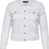 Only Carmakoma Spijkerjas Carwespa Wit 46