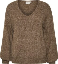 ONLY Winkel 19 Kaffe KAsarla V-Neck Pullover Dames Trui - Maat S