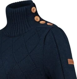 Travelin' Jumper Mora - Dames Trui Winter - Mock Neck - Donkerblauw - Maat M 8 Travelin' Jumper Mora - Dames Trui Winter - Mock Neck - Donkerblauw - Maat M -ONLY Winkel 1157x1200