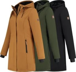 Travelin' Jack Elin Dames Softshell Jas Parka Lang - Bruin - Maat 40 -ONLY Winkel 1200x1133 2