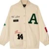Alix The Label Dames Patched Bomberjack Ecru Maat S