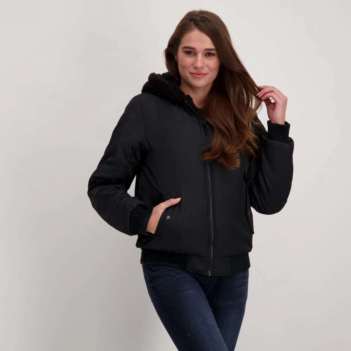 Cars Jeans BRENDY Poly Dames Jas - Maat M 6 Cars Jeans BRENDY Poly Dames Jas - Maat M - Afbeelding 4