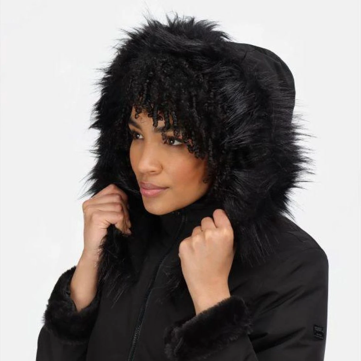 De Regatta Myrcella Parka Jas - Jas - Dames - Waterdicht - Ademend - Zwart 5 De Regatta Myrcella Parka Jas - Jas - Dames - Waterdicht - Ademend - Zwart - Afbeelding 3