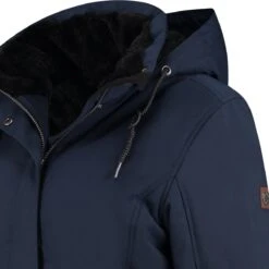 Travelin' Jack Ylva Damesjas Gevoerde Parka - Teddy Voering - Winddicht - Navy Blauw - Maat 40 -ONLY Winkel 1200x1200 180