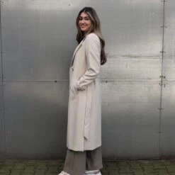 Beaumont Blazer Coat Jassen Dames - Zomerjas - Zand - Maat 38 -ONLY Winkel 1200x1200 19