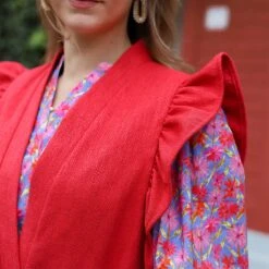 Ydence - Gilet Paloma - Koraal - Maat XS -ONLY Winkel 1200x1200 33