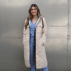 Beaumont Long Padded Parka Jassen Dames - Zomerjas - Creme - Maat 38 -ONLY Winkel 1200x1200 54