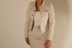 New Star Dames Spijkerjas - Spijkerjas Dames - Dalton - Sand/beige - Maat 3XL