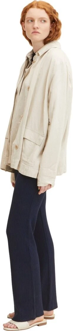 TOM TAILOR Cozy Ribbed Pants Dames Broek - Maat XL -ONLY Winkel 266x1200