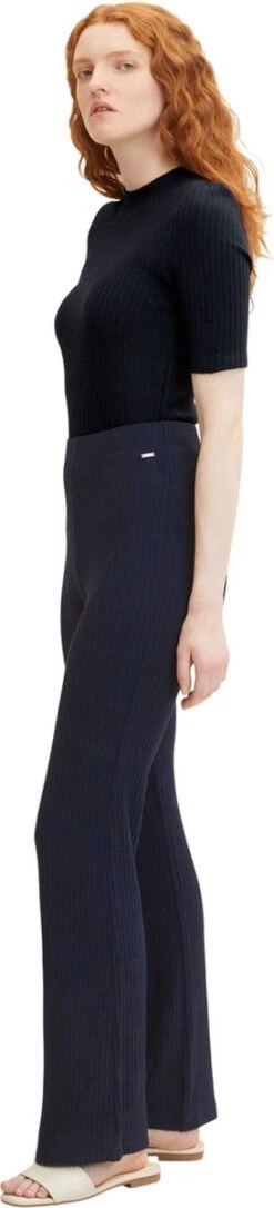 TOM TAILOR Cozy Ribbed Pants Dames Broek - Maat XL -ONLY Winkel 273x1200