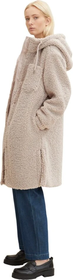 TOM TAILOR Hooded Teddy Coat Dames Jas - Maat XL -ONLY Winkel 313x1200