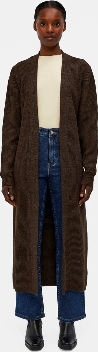 OBJECT OBJMALENA L/S KNIT LONG CARDIGAN NOOS Dames Vest - Maat S 4 OBJECT OBJMALENA L/S KNIT LONG CARDIGAN NOOS Dames Vest - Maat S - Afbeelding 2