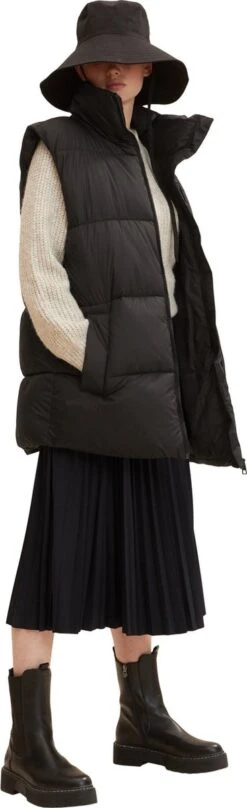 TOM TAILOR Belted Puffer Vest Dames Jas - Maat M -ONLY Winkel 367x1200 1