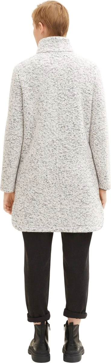 TOM TAILOR Boucle Coat Dames Jas - Maat S 6 TOM TAILOR Boucle Coat Dames Jas - Maat S - Afbeelding 4