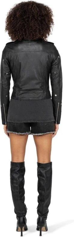 Goosecraft Gc Marly Studs Biker Jassen Dames - Zomerjas - Zwart - Maat XL -ONLY Winkel 377x1200