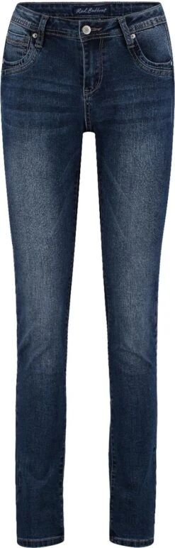 Red Button Jeans Jimmy Srb3700 Mid Stone Used Dames Maat - W42 X L30