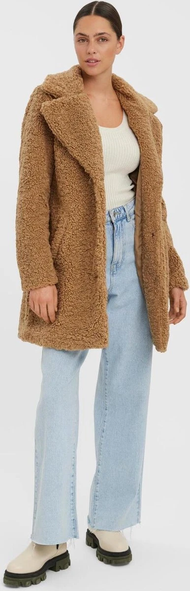 VERO MODA VMKYLIE AW22 TEDDY COAT BOOS Dames Jas - Maat XL 9 VERO MODA VMKYLIE AW22 TEDDY COAT BOOS Dames Jas - Maat XL - Afbeelding 7