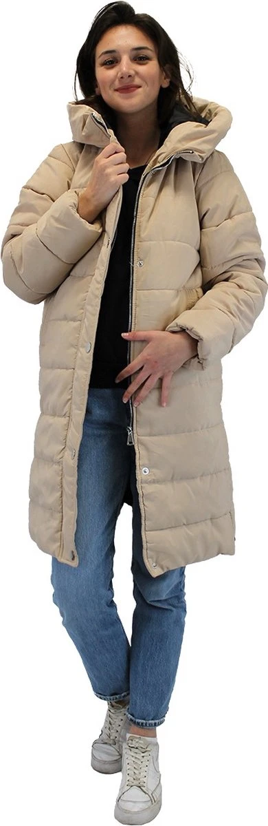 Merkloos Puffer - Winterjas Dames Gewatteerd - Winterjas Dames - Long Puffer - Zijritsen - Winterjas Dames Volwassen 3 Merkloos Puffer - Winterjas Dames Gewatteerd - Winterjas Dames - Long Puffer - Zijritsen - Winterjas Dames Volwassen