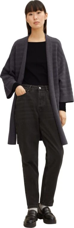 TOM TAILOR Knit Cardigan Structure Stripe Dames Vest - Maat L -ONLY Winkel 393x1200 1