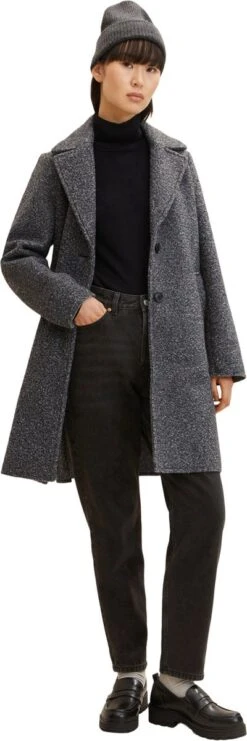 TOM TAILOR Boucle Coat Dames Jas - Maat M -ONLY Winkel 400x1200
