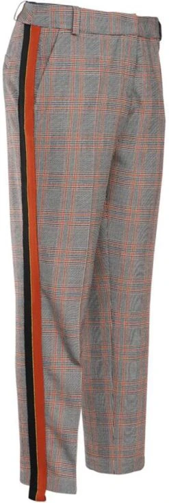 Summum Broek Dames - Pantalon / Dameskleding - 4s1696-10779 - Zwart Combi - Maat 34