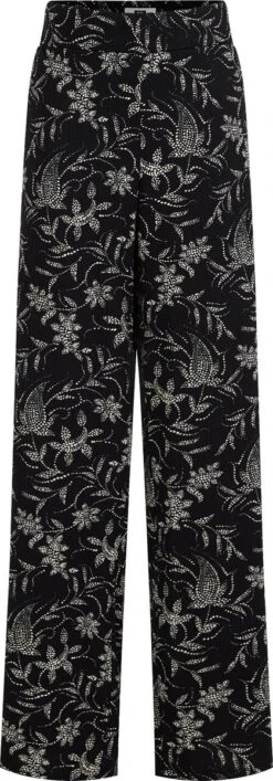 WE Fashion Dames Broek Met Dessin En Structuur - Curve.