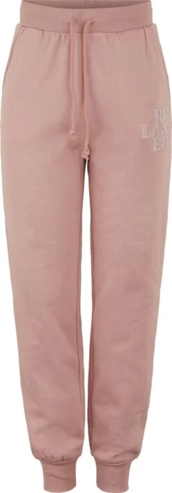 Pieces PCKAYA EMB SWEAT PANT LW BC Dames Broek - Maat XS