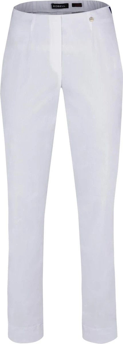 Robell Marie Dames Comfort Broek - Wit - EU38 3 Robell Marie Dames Comfort Broek - Wit - EU38