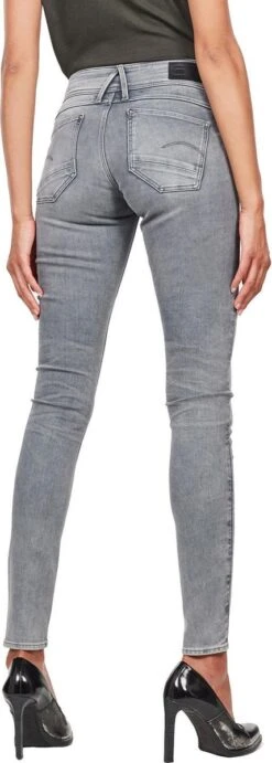 G-Star RAW Jeans Lynn Mid Waist Skinny Jeans D06746 9882 B336 Faded Industrial Grey Dames Maat - W33 X L32 12 G-Star RAW Jeans Lynn Mid Waist Skinny Jeans D06746 9882 B336 Faded Industrial Grey Dames Maat - W33 X L32 -ONLY Winkel 429x1200