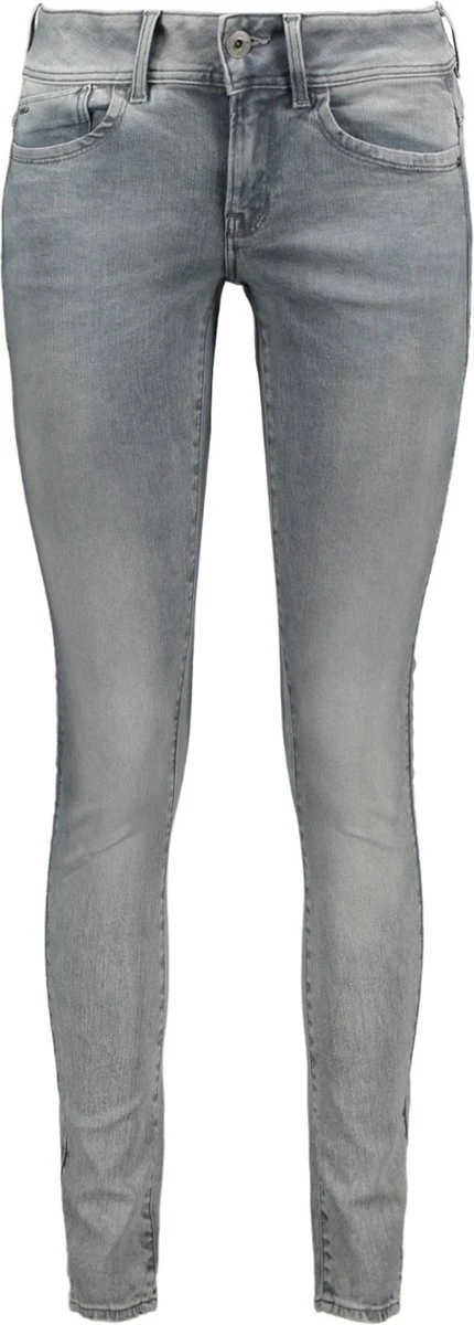 G-Star RAW Jeans Lynn Mid Waist Skinny Jeans D06746 9882 B336 Faded Industrial Grey Dames Maat - W33 X L32 4 G-Star RAW Jeans Lynn Mid Waist Skinny Jeans D06746 9882 B336 Faded Industrial Grey Dames Maat - W33 X L32 - Afbeelding 2