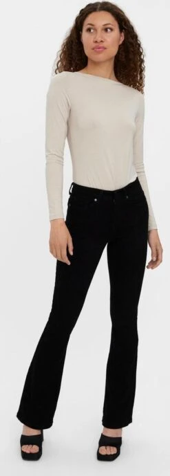 VERO MODA VMPEACHY MR FLARED J VI1100 Dames Jeans - Maat S X L34 -ONLY Winkel 431x1200 6