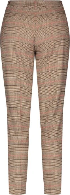 GERRY WEBER Dames Broek Met Prince-de-galles Beige/braun/teracotta-44 -ONLY Winkel 434x1200 3