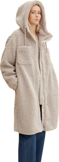TOM TAILOR Hooded Teddy Coat Dames Jas - Maat XL -ONLY Winkel 442x1200 5