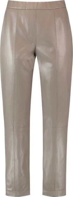 GERRY WEBER Dames Broek Van Imitatieleer Stone-38 10 GERRY WEBER Dames Broek Van Imitatieleer Stone-38 -ONLY Winkel 449x1200 3