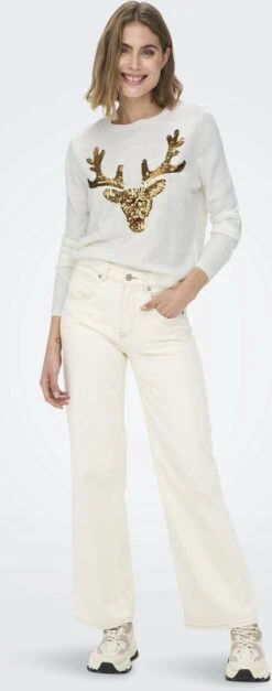 ONLY ONLXMAS L/S PULLOVER EX KNT Dames Trui - Maat L -ONLY Winkel 473x1200 3