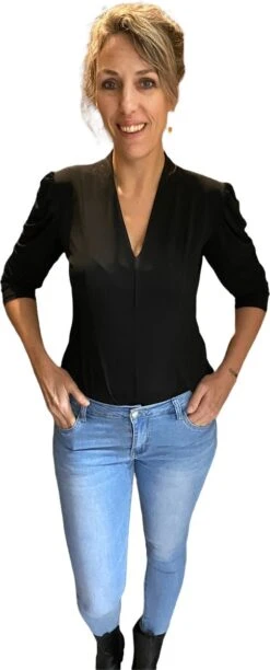 Merkloos Dames Stretch Jeans Push Up Licht Blauw Ana&Lucy Maat 36 -ONLY Winkel 484x1200 3