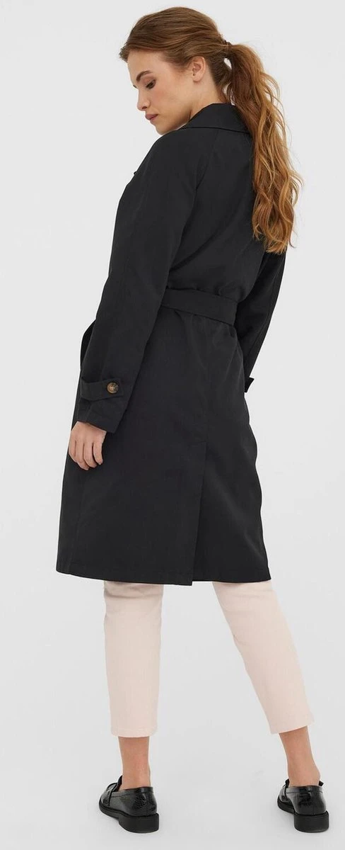 VERO MODA VMLOU LONG TRENCHCOAT NOOS Dames Trenchcoat - Maat XL 5 VERO MODA VMLOU LONG TRENCHCOAT NOOS Dames Trenchcoat - Maat XL - Afbeelding 3