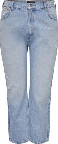 ONLY CARMAKOMA CARROBYN LIFE X HW ST L AK DS DOT LBD Dames Jeans - Maat 46/32 -ONLY Winkel 489x1200 5