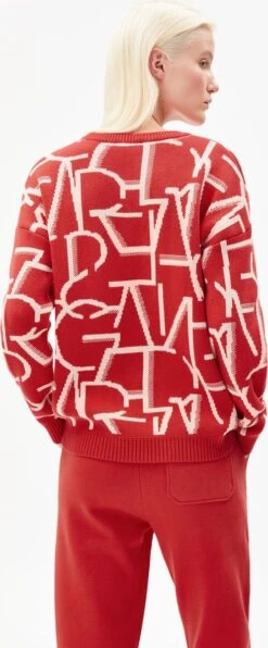 ARMEDANGELS Olesyaa Typo Dames Trui - Maat M -ONLY Winkel 497x1200