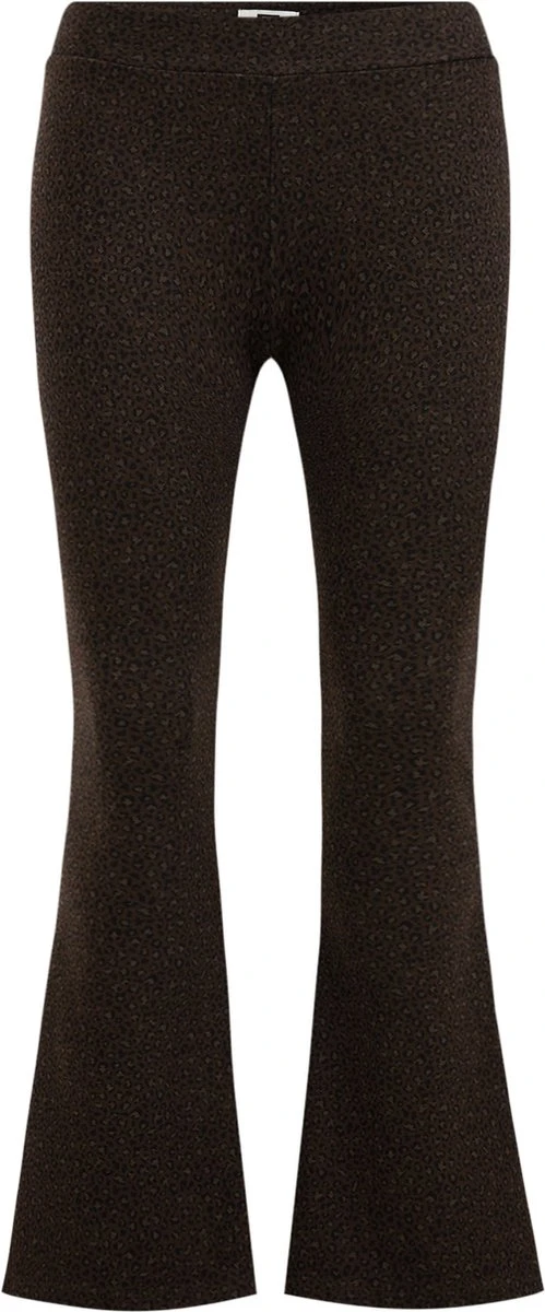 WE Fashion Dames Flare Broek Met Dessin 3 WE Fashion Dames Flare Broek Met Dessin