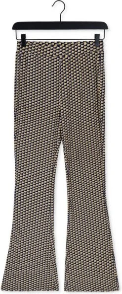 Colourful Rebel Retro Geo Broek Geel Dames - Wijduitlopende Fit - Polyester - S -ONLY Winkel 501x1200 2