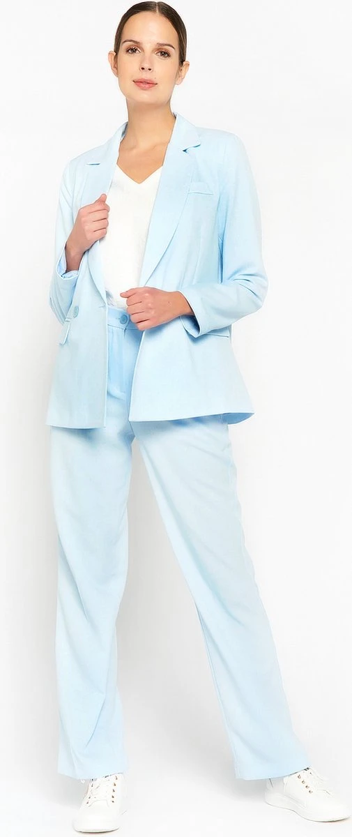 LOLALIZA Suiting Blazer - Light Blauw - Maat 48 3 LOLALIZA Suiting Blazer - Light Blauw - Maat 48