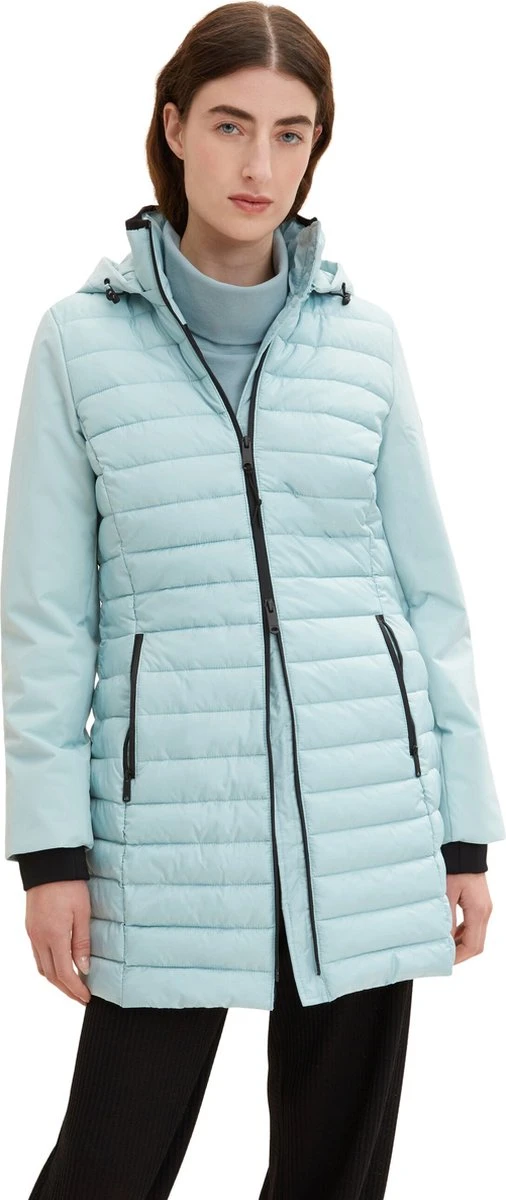 TOM TAILOR Hybrid Coat Dames Jas - Maat XL 4 TOM TAILOR Hybrid Coat Dames Jas - Maat XL - Afbeelding 2