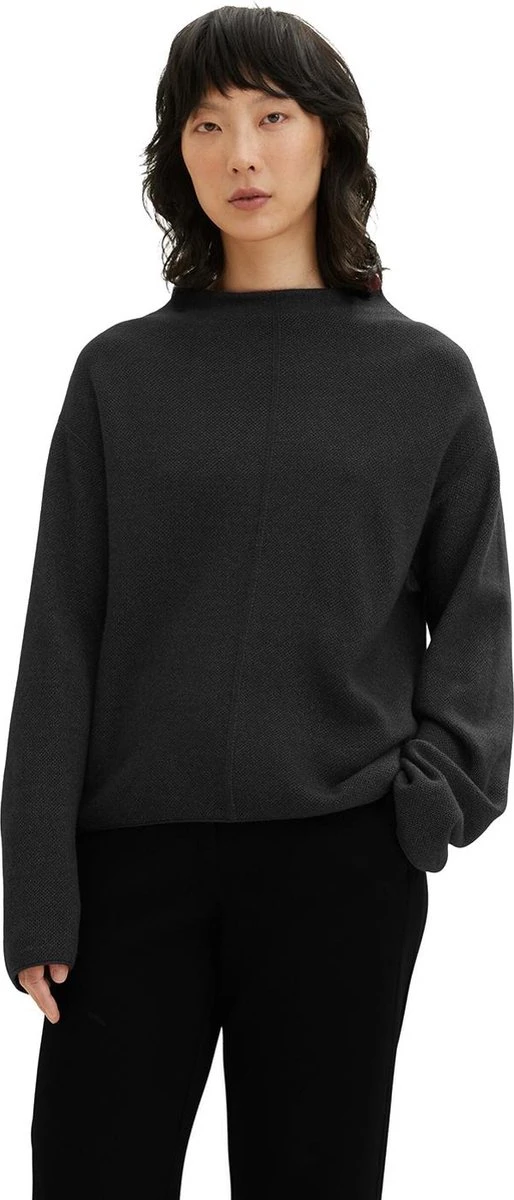 TOM TAILOR Knit Funnel Neck Pullover Dames Trui - Maat S 3 TOM TAILOR Knit Funnel Neck Pullover Dames Trui - Maat S
